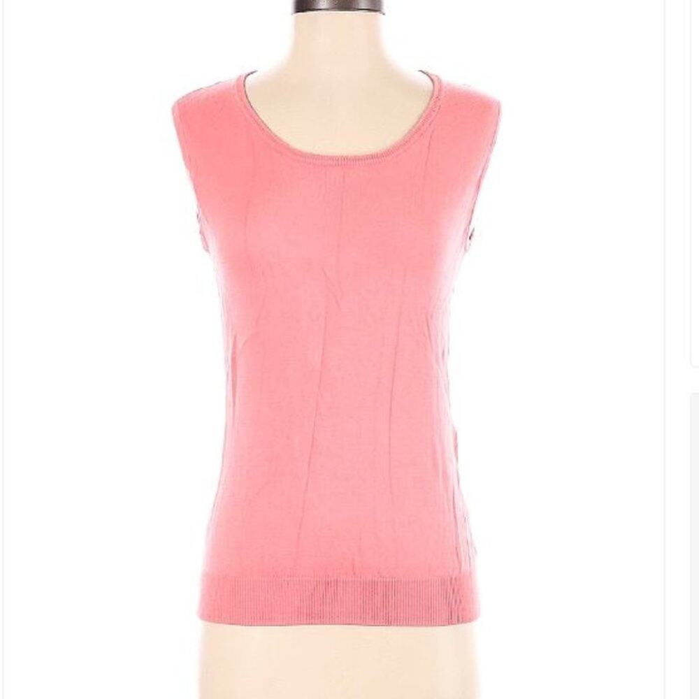 Woolovers Pink Sweater Vest Size Small